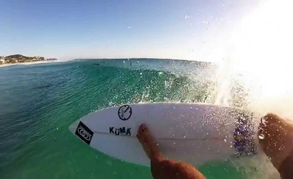 サーフムービー：Surfing- First person point of view