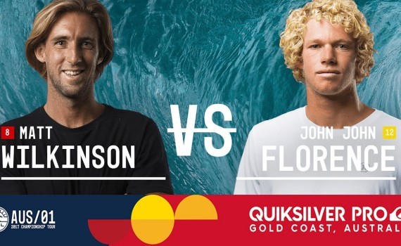 Matt Wilkinson vs. John John Florence – Quiksilver Pro Gold Coast 2017 Semifinals