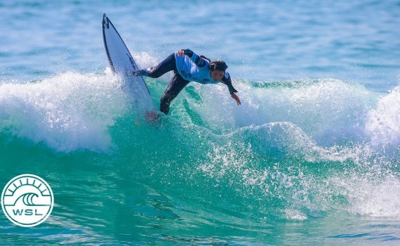 WSL ショートボード 2017 Caparica Primavera Surf Fest ハイライト: Bonvalot Wins Women’s Juniors