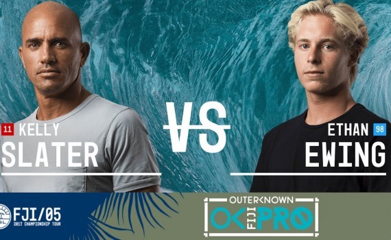 WSL CTツアー フィジー Kelly Slater vs. Ethan Ewing