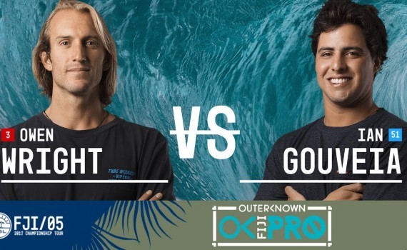 WSL CTツアー フィジー Owen Wright vs. Ian Gouveia